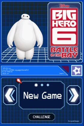 Disney Big Hero 6 - Battle in the Bay (USA) screen shot title